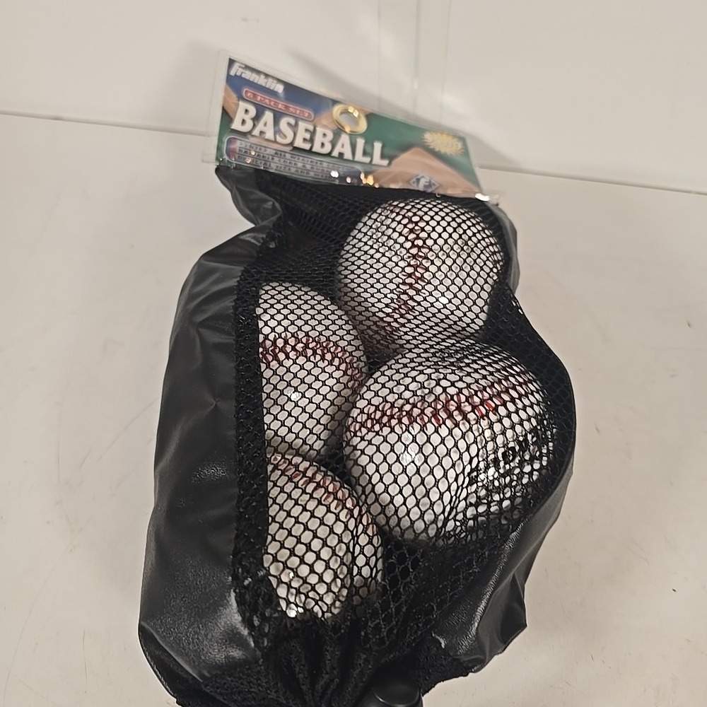 4 FRANKLIN Syntex Leather Baseball All Weather Cover Cork & Rubber Core Official